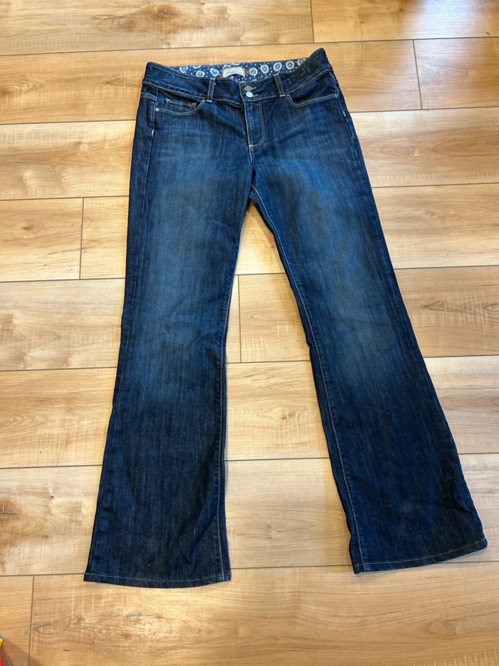 NWOT PAIGE Dark Blue Flare Jeans